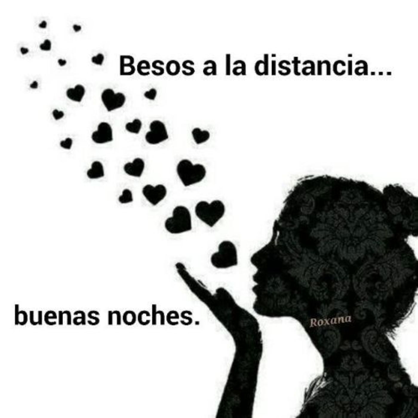 Besos a la distancia...Buenas noches...