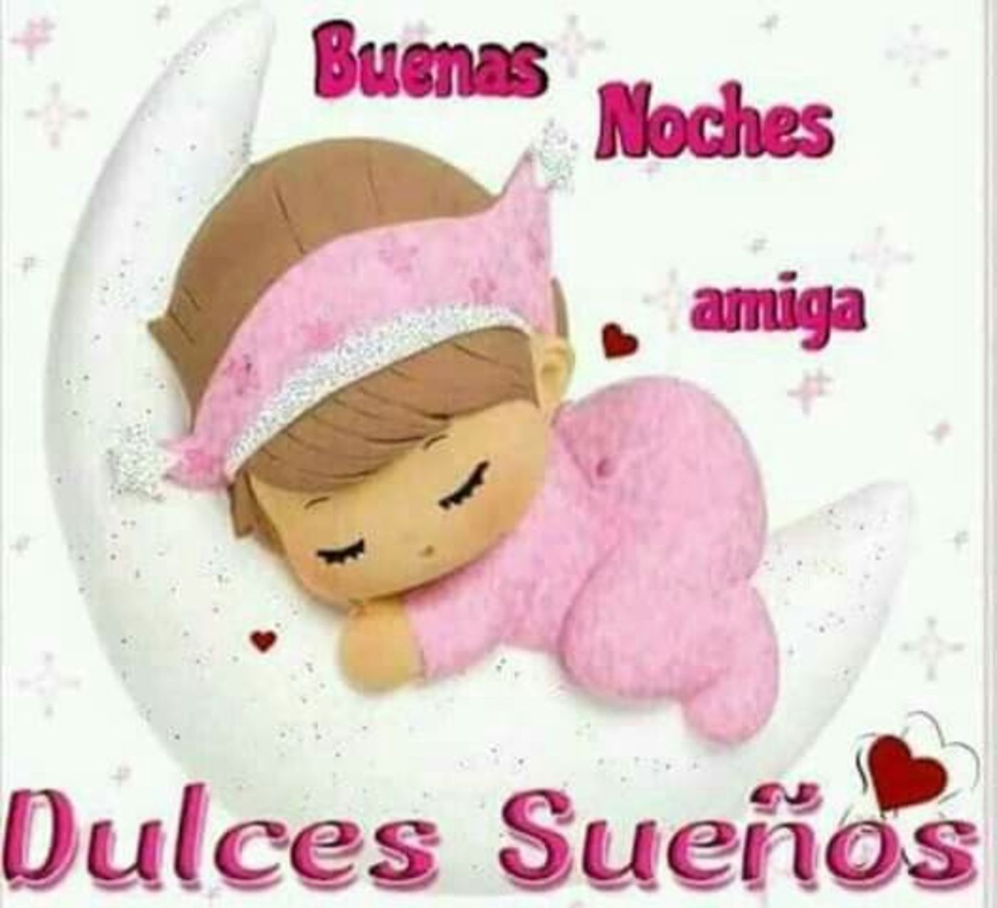 Buenas noches amiga. Dulces Sueños