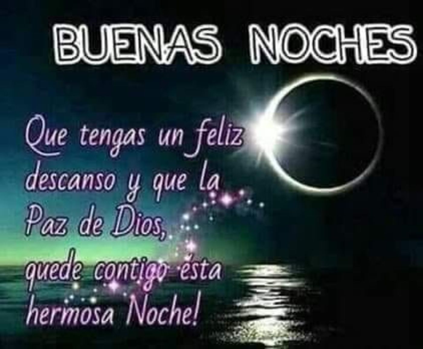 Buenas noches que tengas un feliz descanso y que la paz de Dios, quede contigo esta hermosa noche!