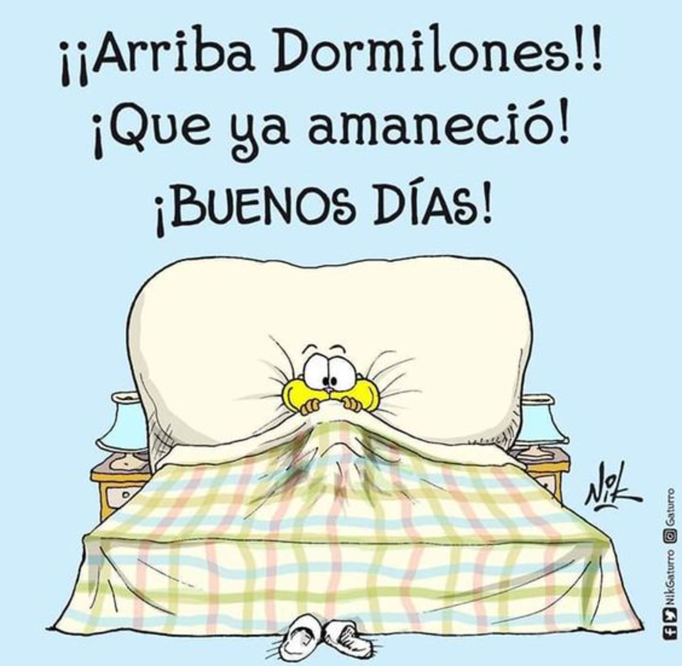 Arriba dormilones! Que ya amanecio! Buenos dias