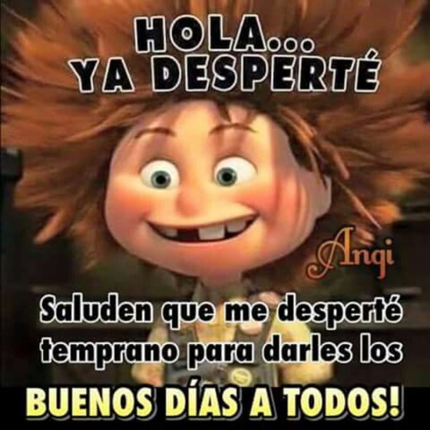 Buenos días a todos