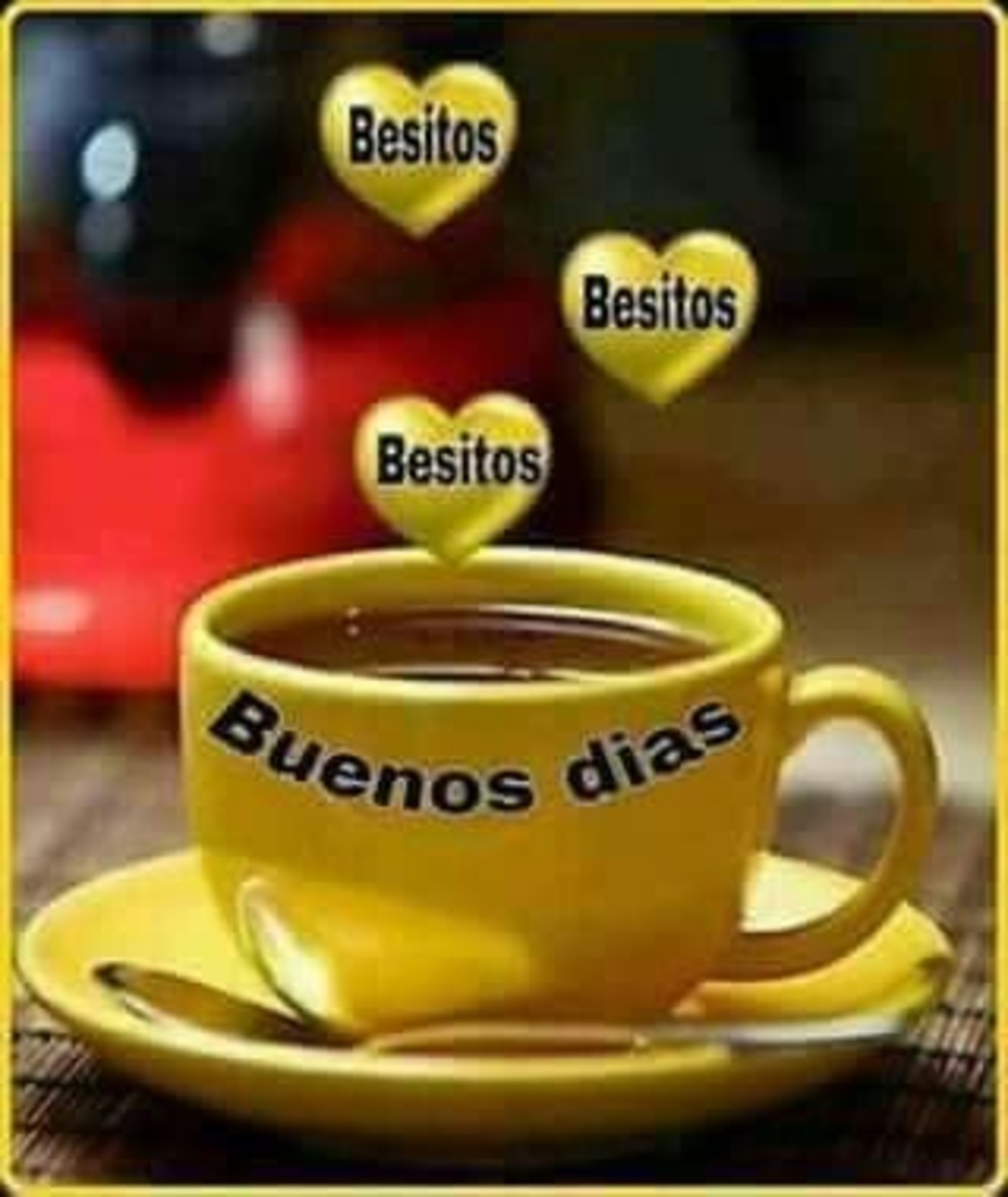 Buenos días con besitos