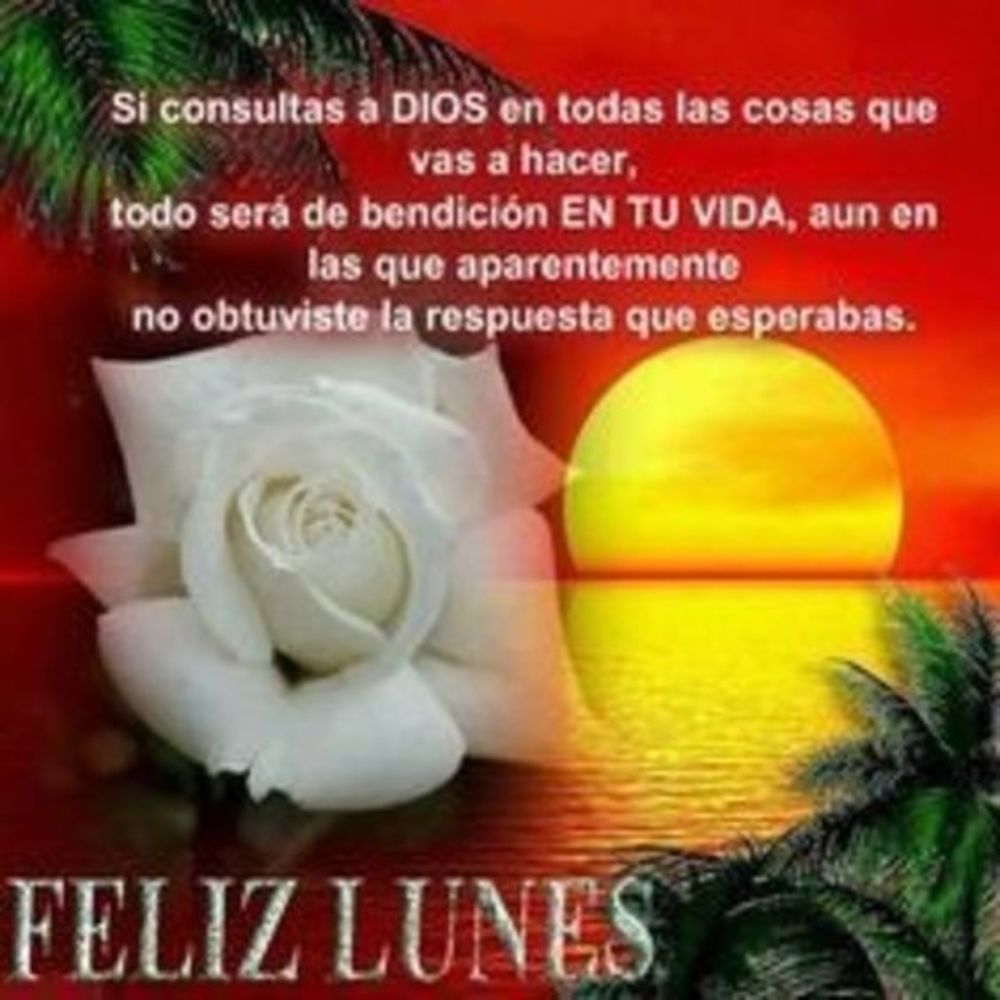 Feliz Lunes con Dios