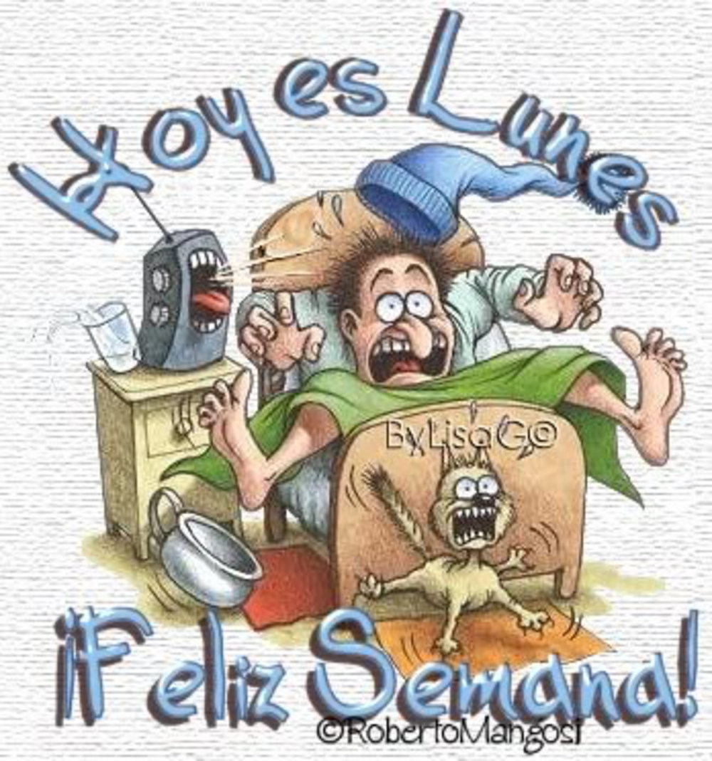 Hoy es lunes! Feliz semana!