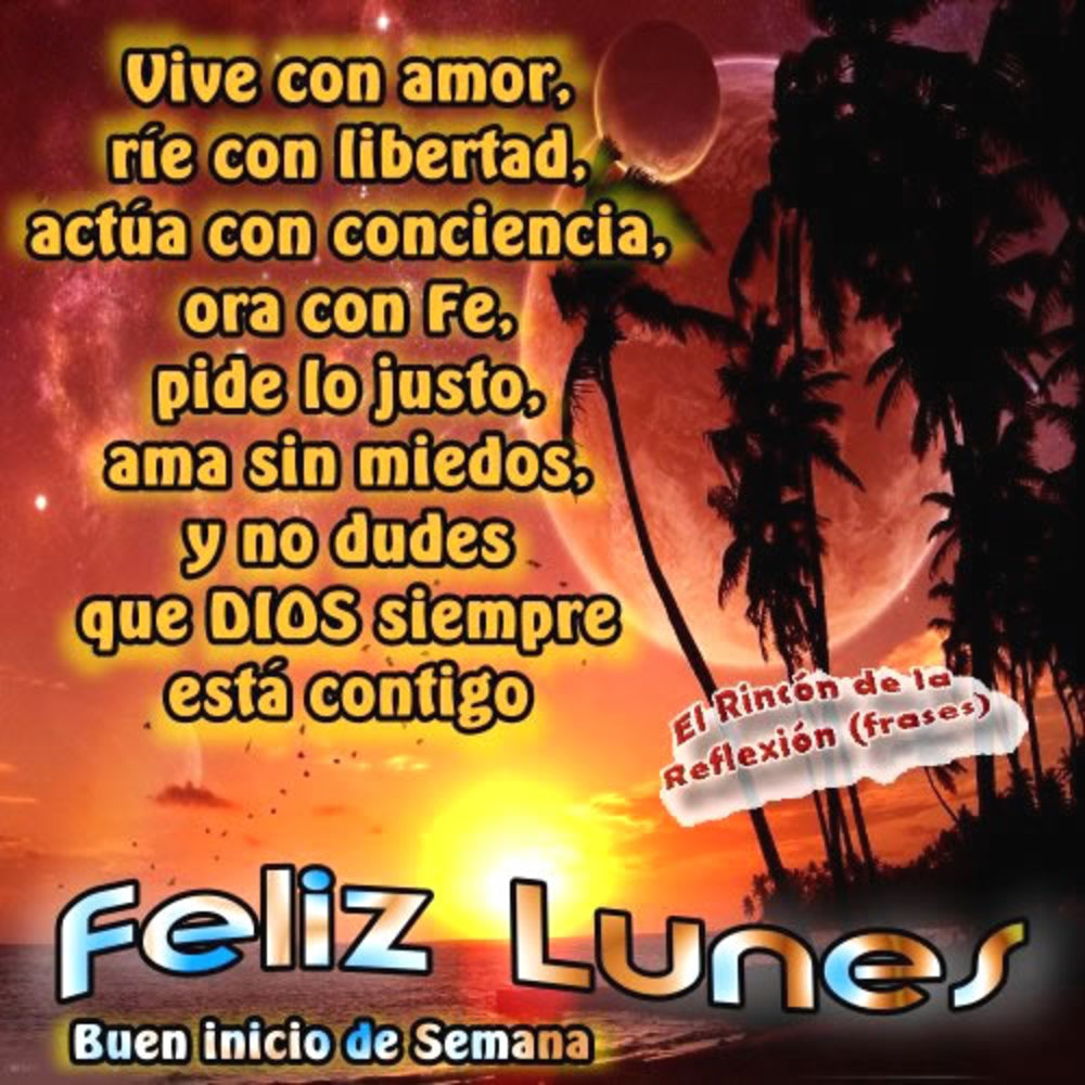 Feliz lunes con frases