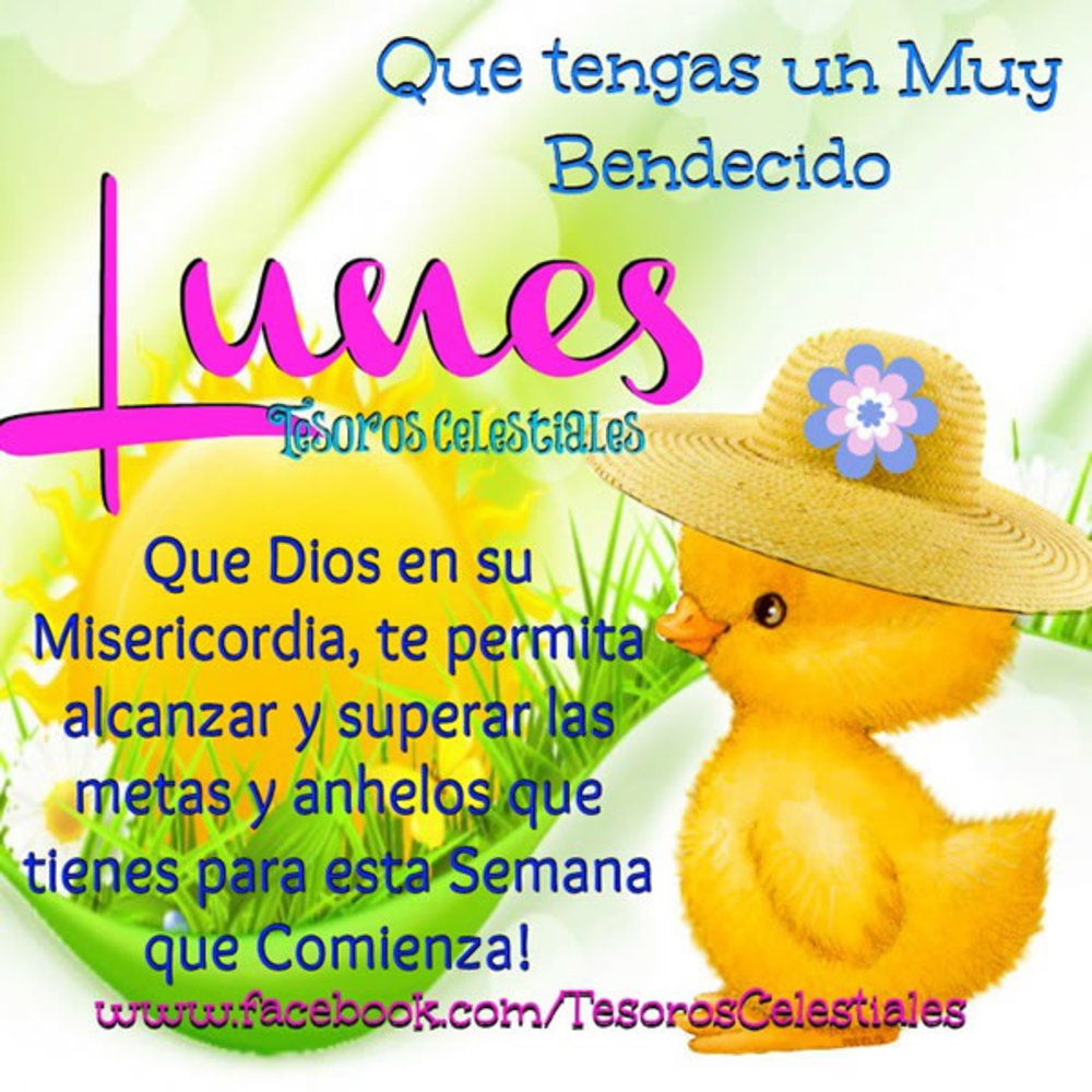 Buen Lunes con bendiciones