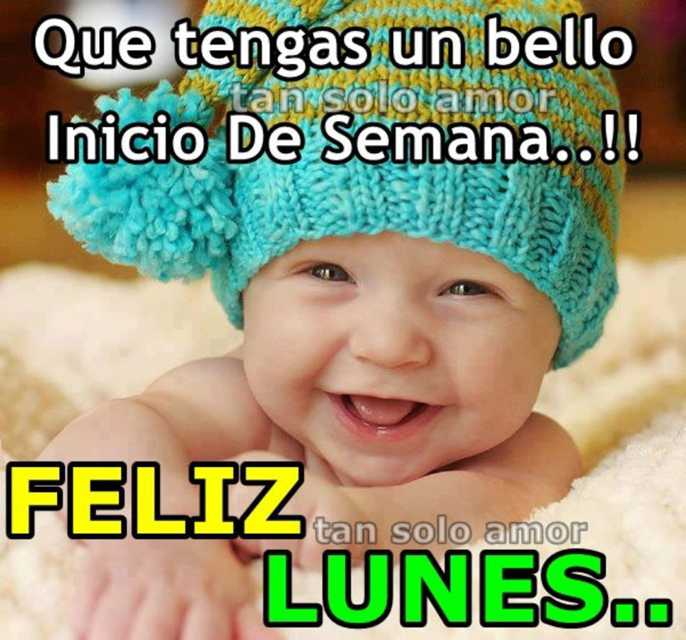 Que tengas un bello inicio de semana...!!Feliz lunes..