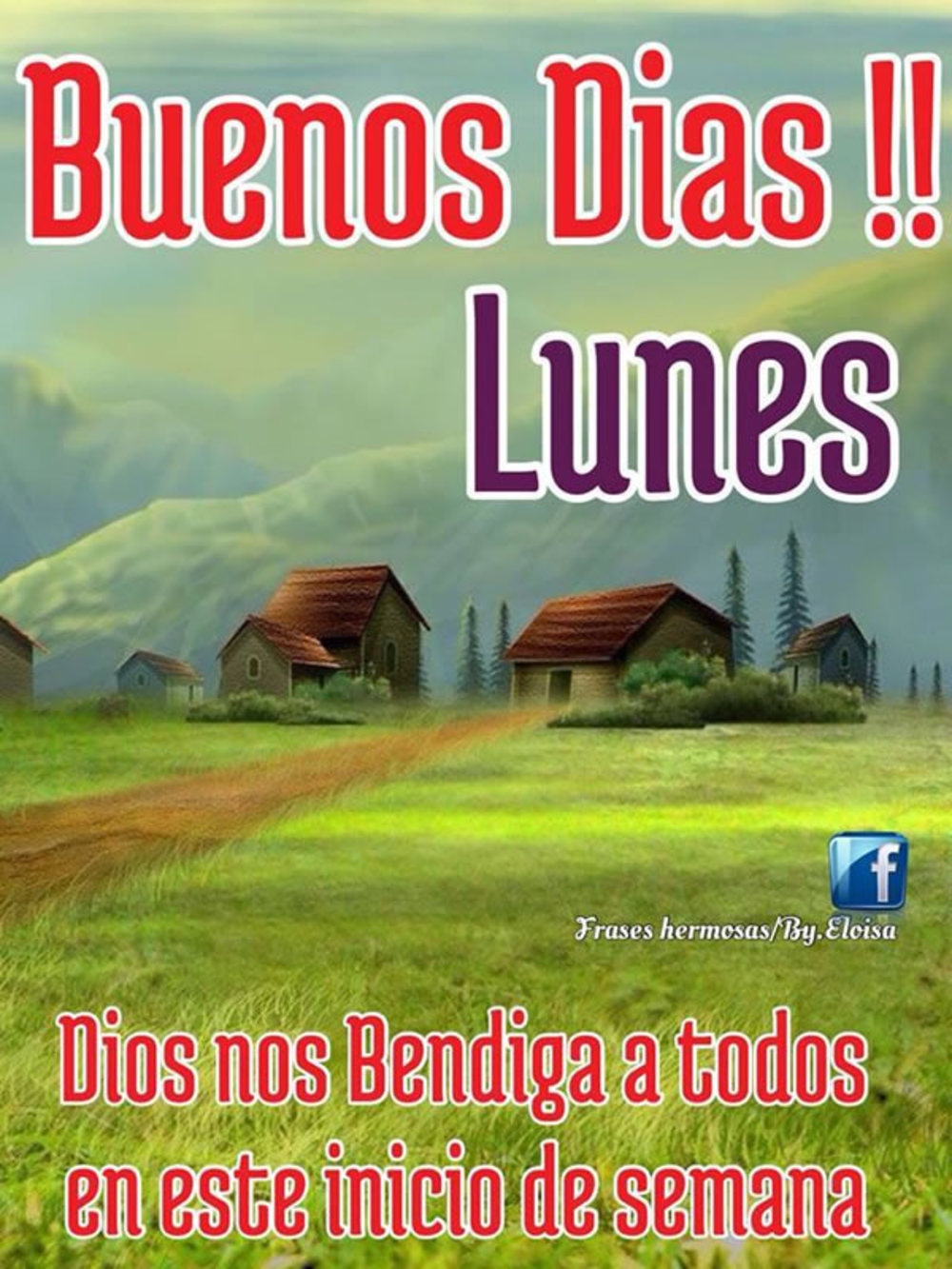 Buenos dias!!! Lunes Dios nos bendiga a todos en este inicio de semana