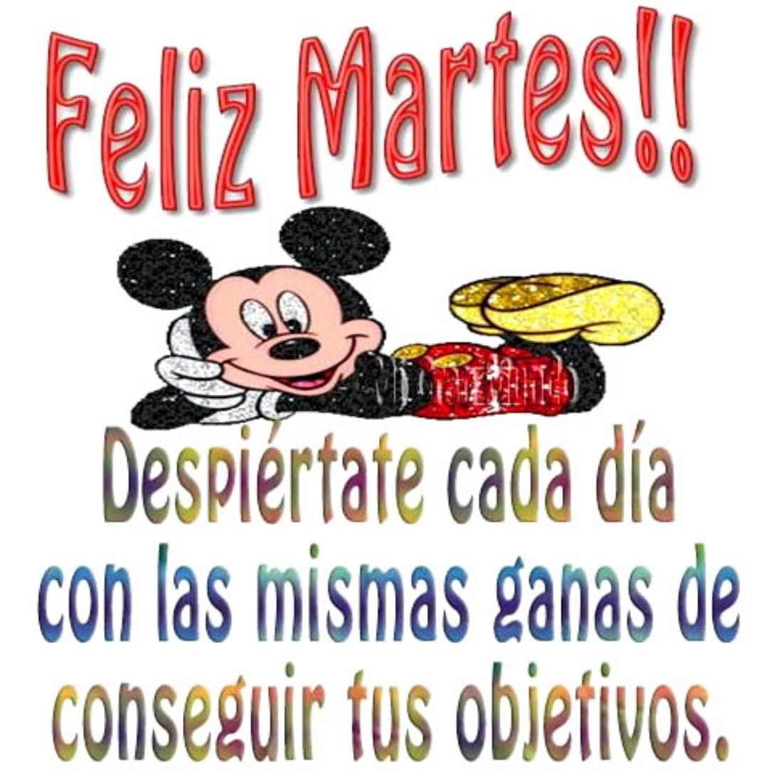 Feliz Martes!! Despiertate cada dia con la misma ganas de conseguir tus objectivos