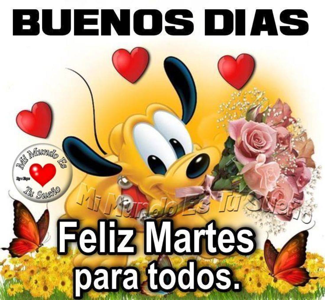 Buenos días feliz martes para todos