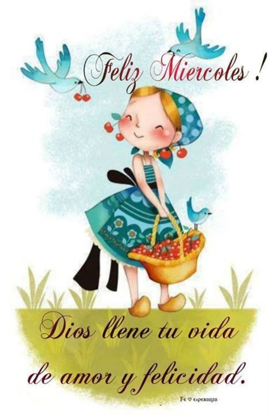 Feliz miércoles! Dios llene tu vida de amor y felicidad.