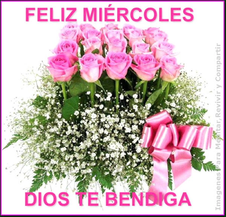 Feliz miércoles Dios te bendiga