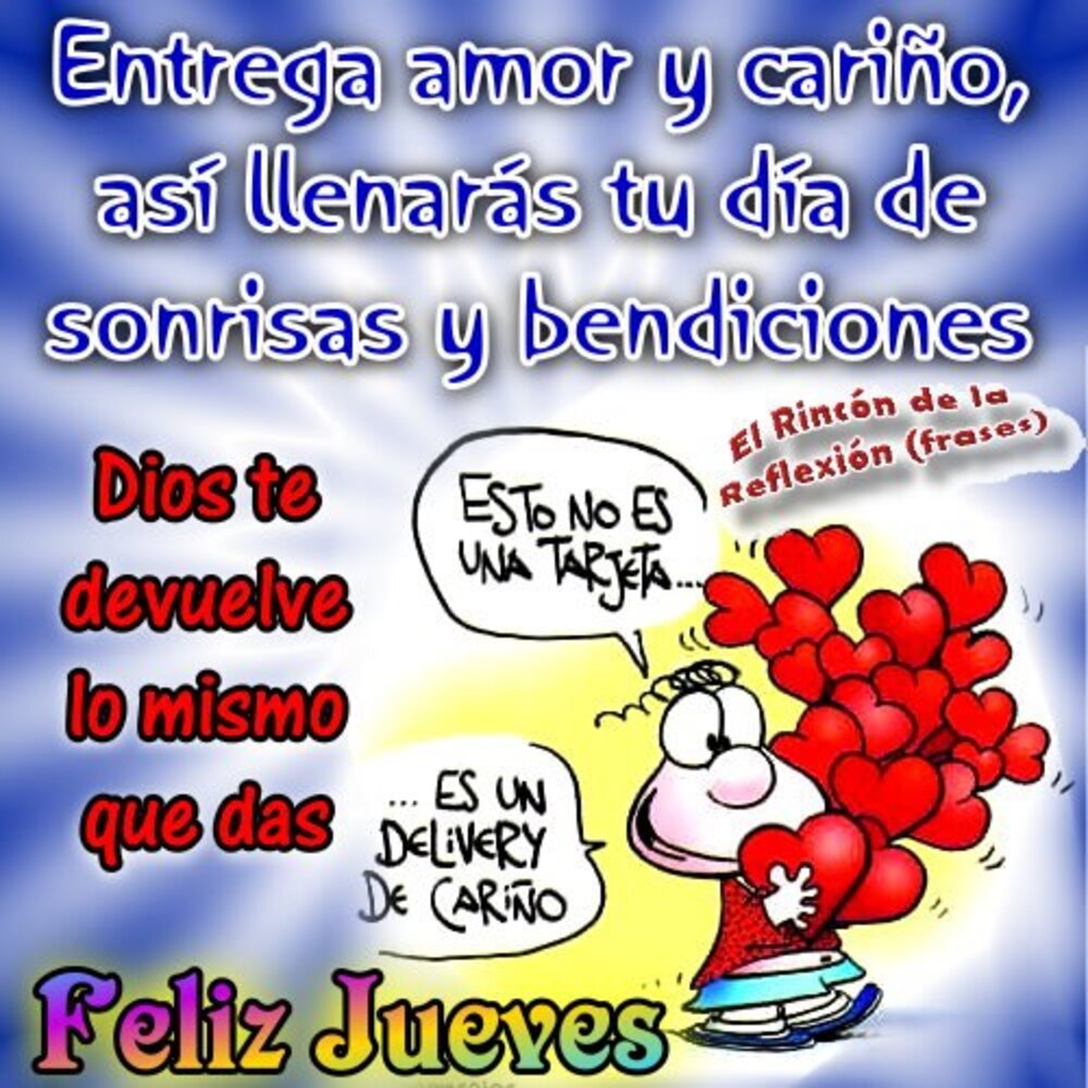 Feliz jueves con hermosas frases