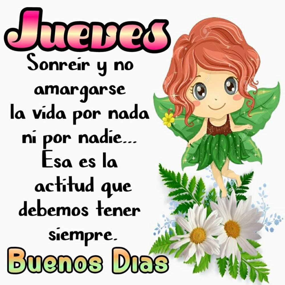 Feliz jueves con hermosas frases