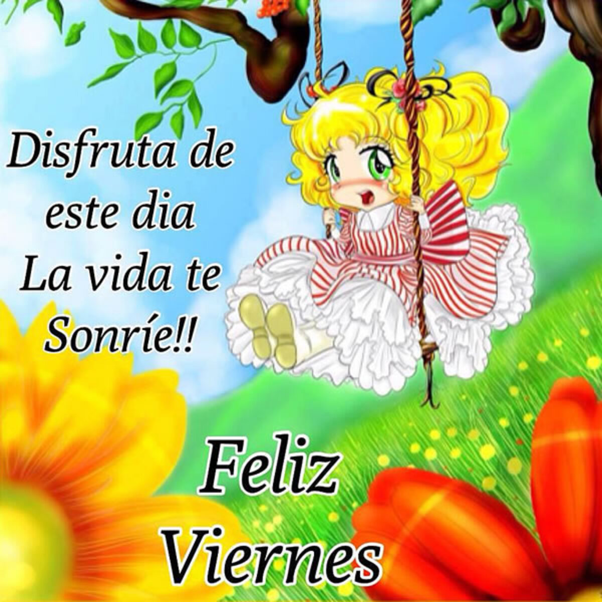 Disfruta este dia la vida te sonrie!! Feliz Viernes