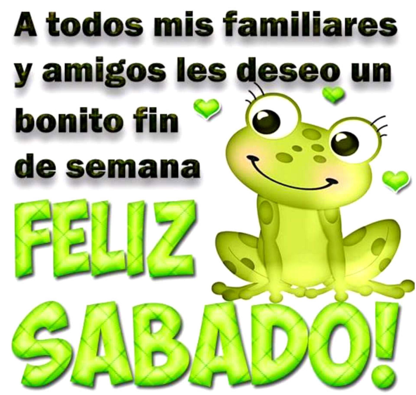 A todos mis familiares y amigos les deseo un bonito fin de semana...Feliz sábado!! 