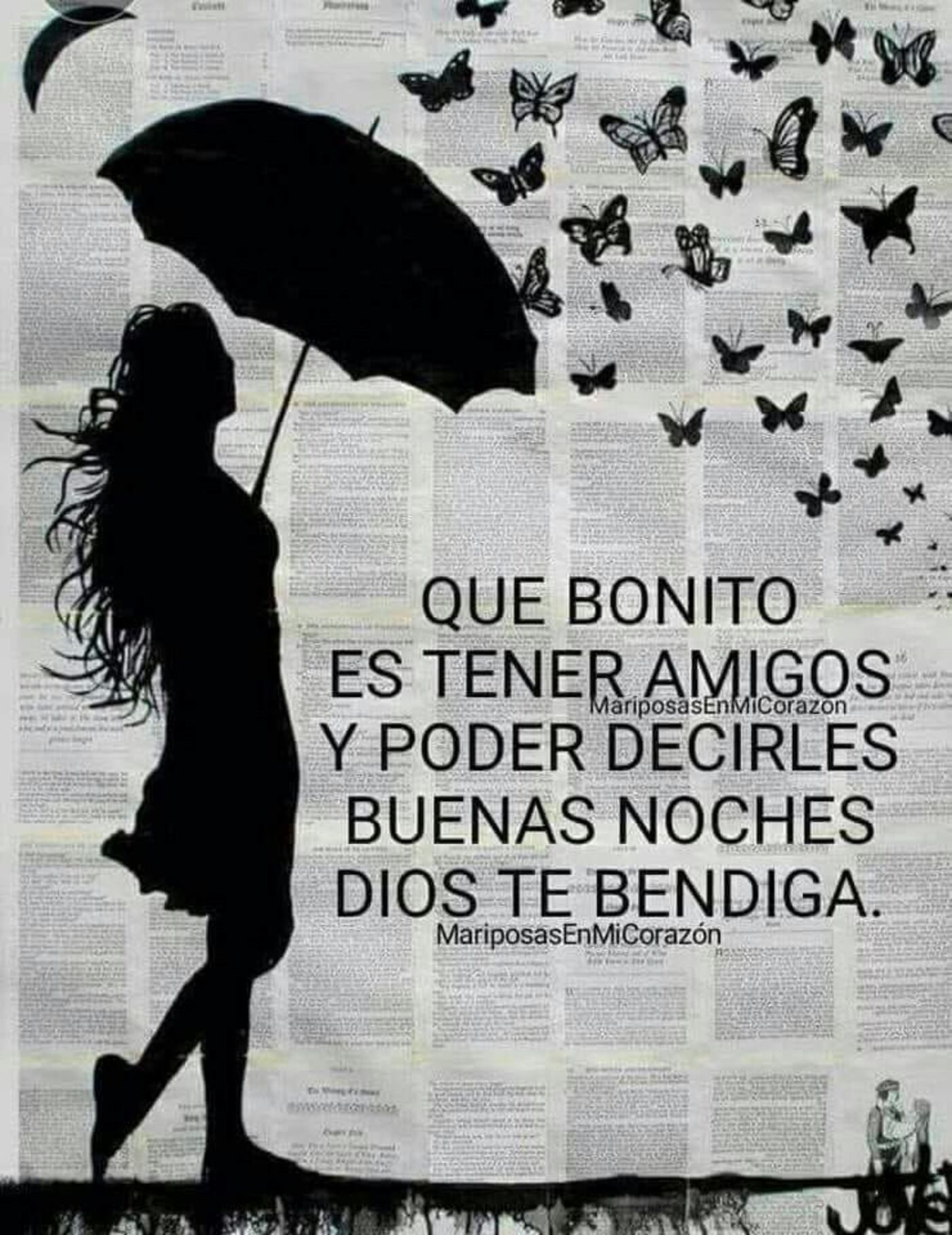 Que bonito es tener amigos y poder decirles buenas noches Dios te bendiga