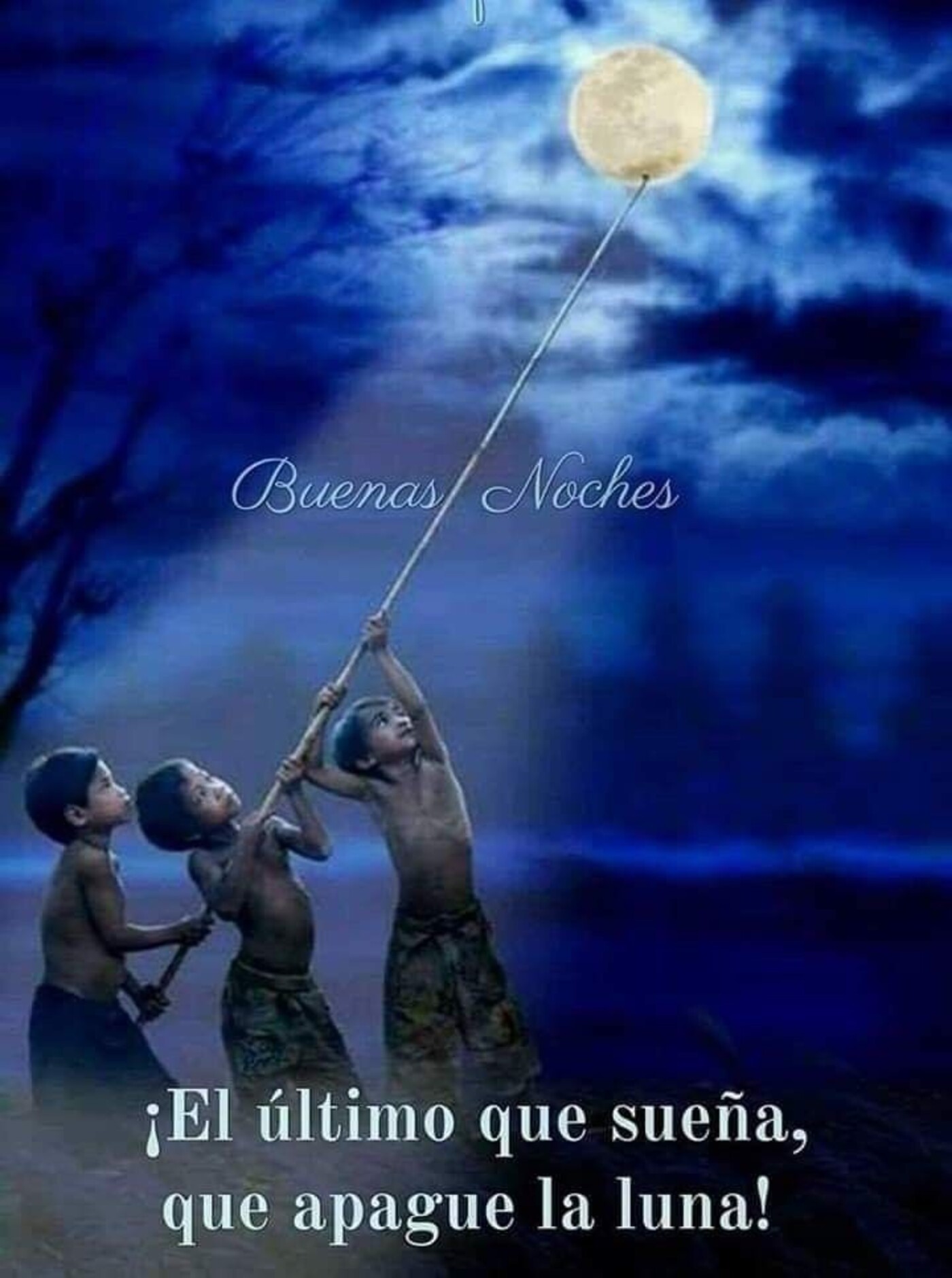 Buenas noches! El último que sueña, que apague la luna!