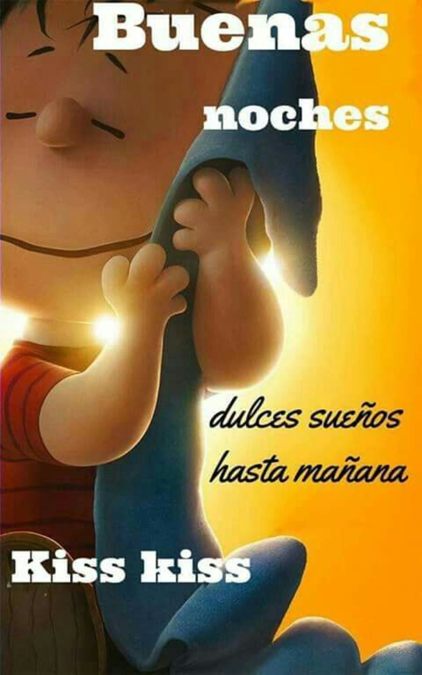 Buenas noches dulces sueños hasta mañana