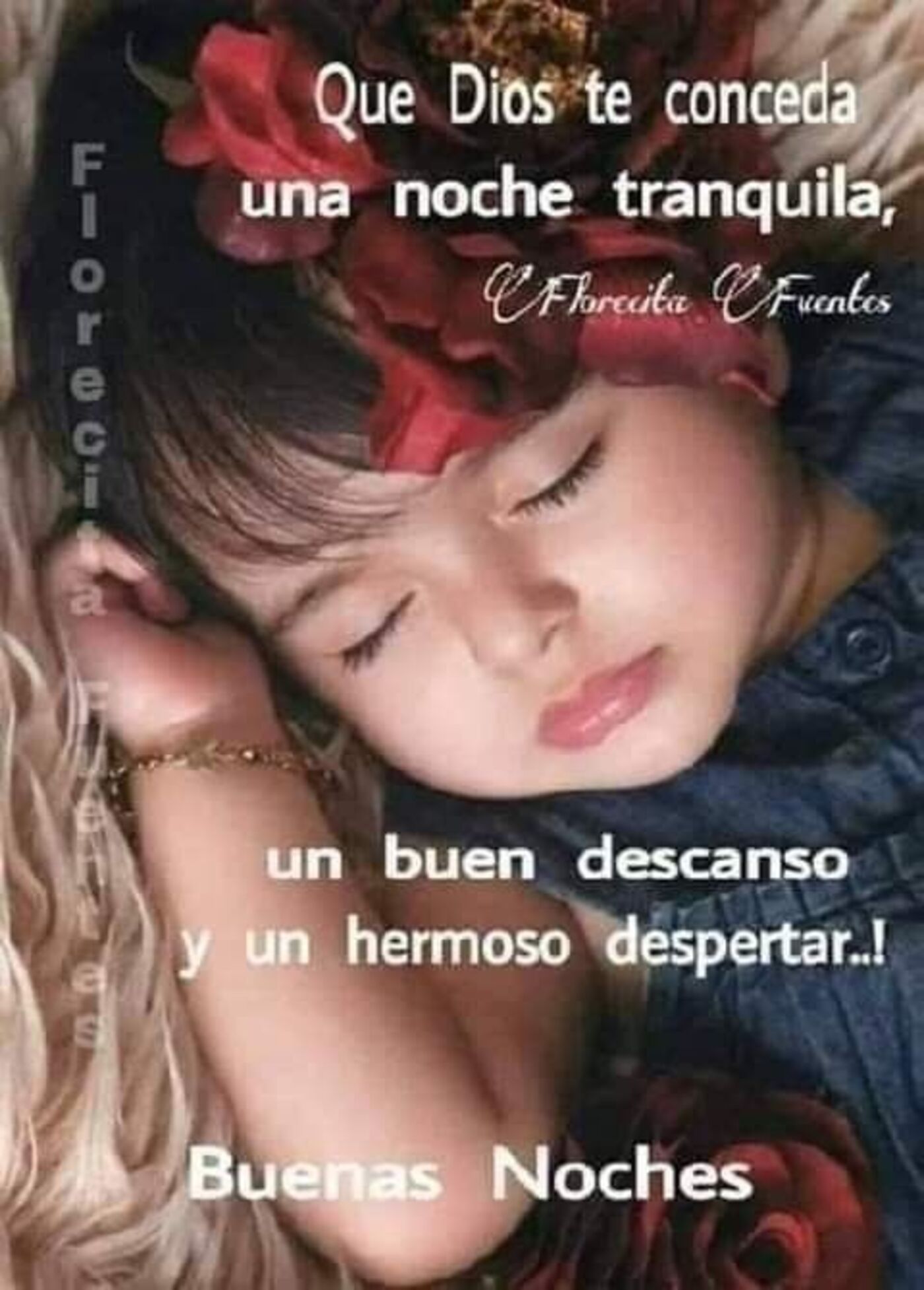 Que Dios te conceda una noche tranquila, un buen descanso y un hermoso despertar!! Buenas Noches