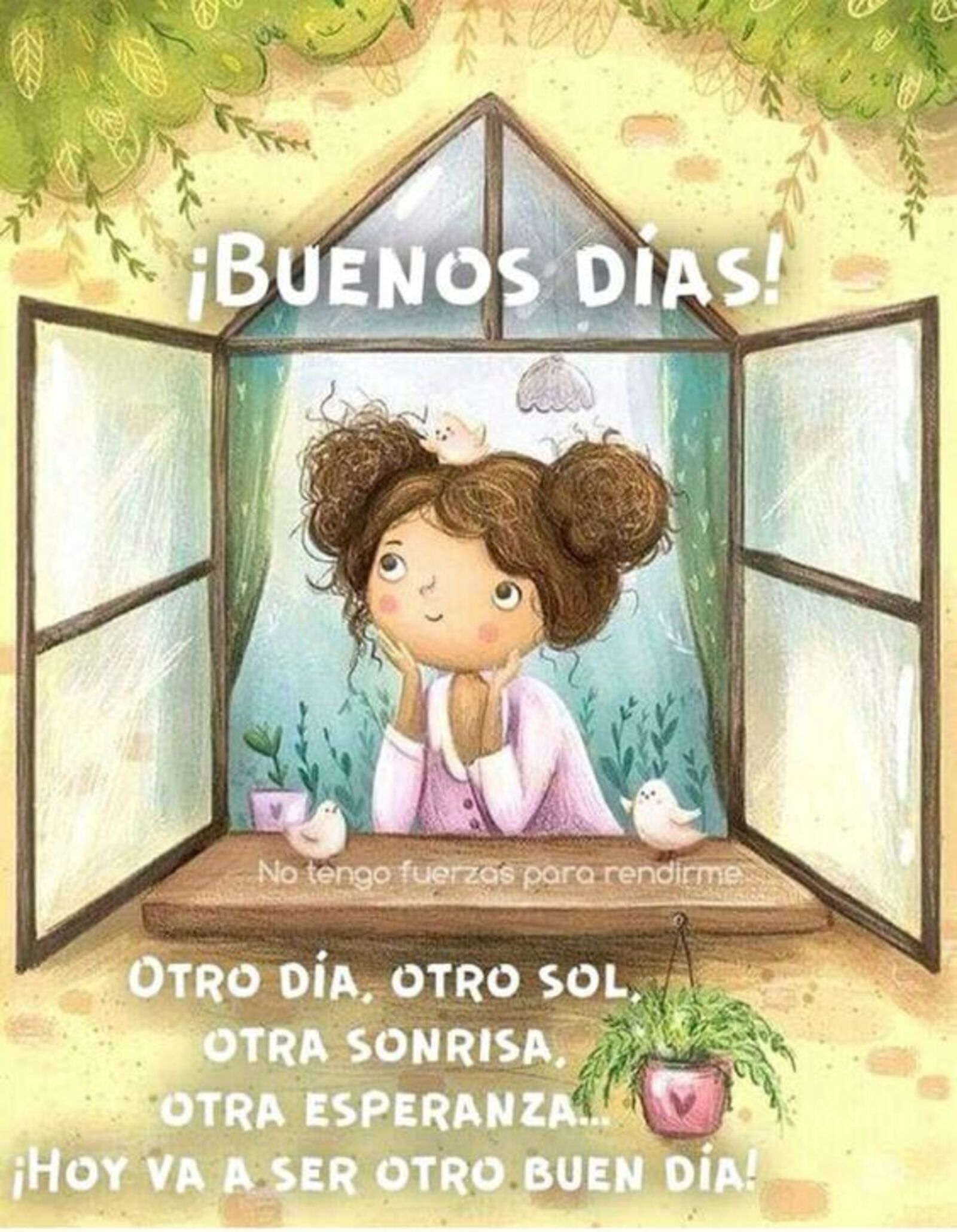 Buenos días! otro día, otro sol, otra sonrisa, otra esperanza...hoy va a ser otro buen día