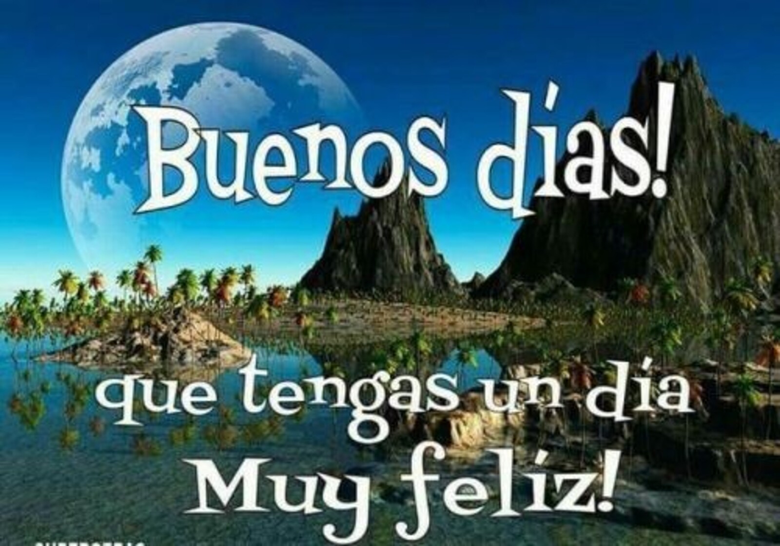 Buenos días! que tengas un dia muy feliz!