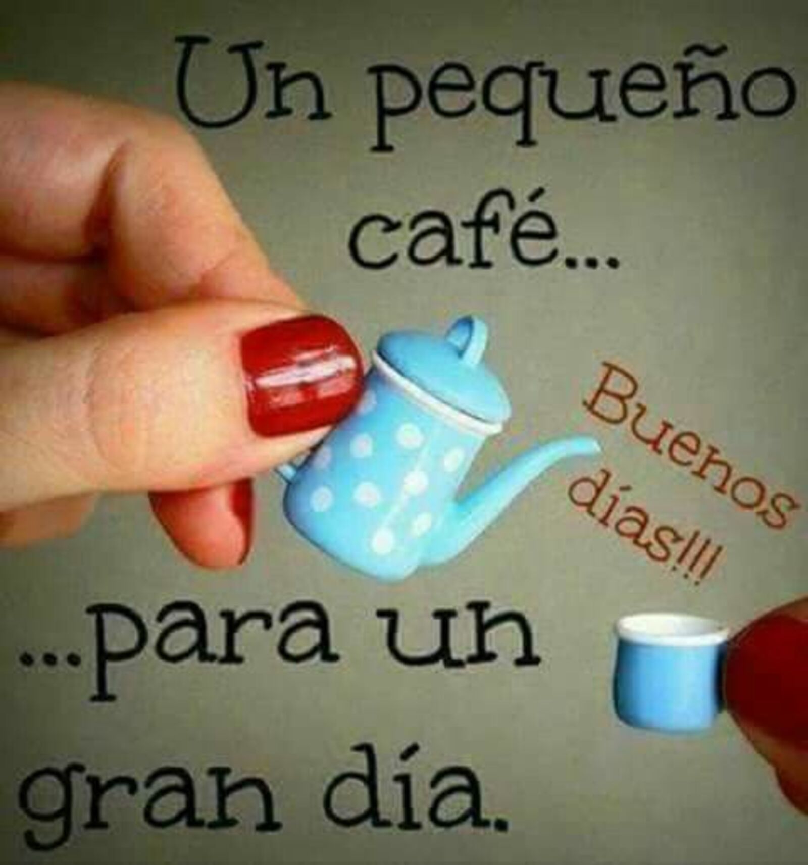 Un pequeño café...para un gran día