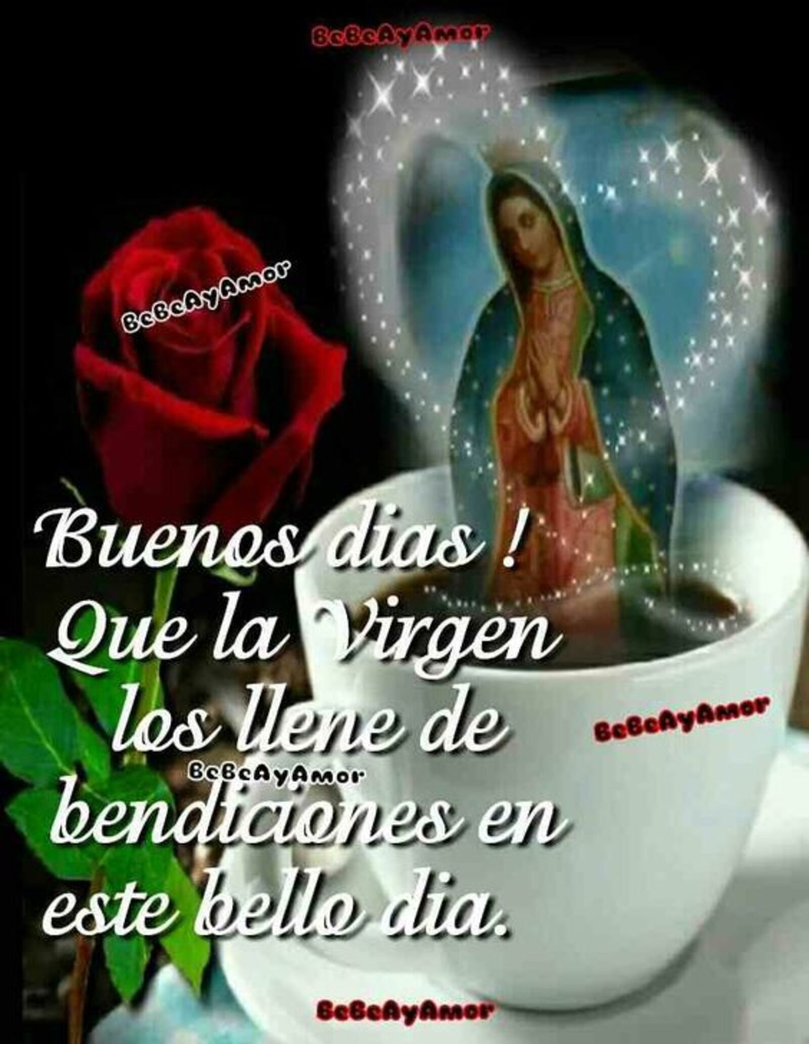 Buenos días! Que la Virgen los llene de bendiciones en este bello día