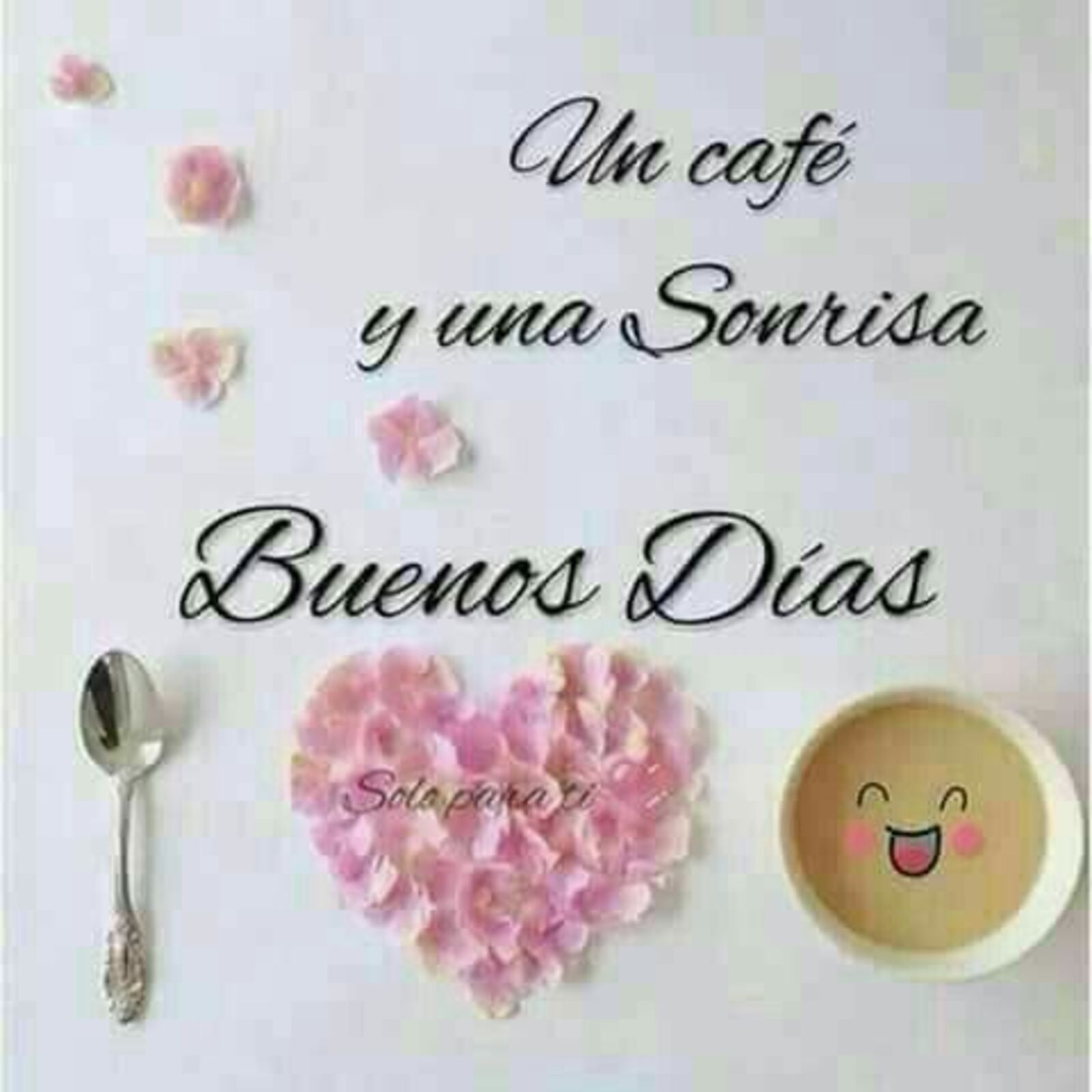 Un café y una sonrisa...Buenos días