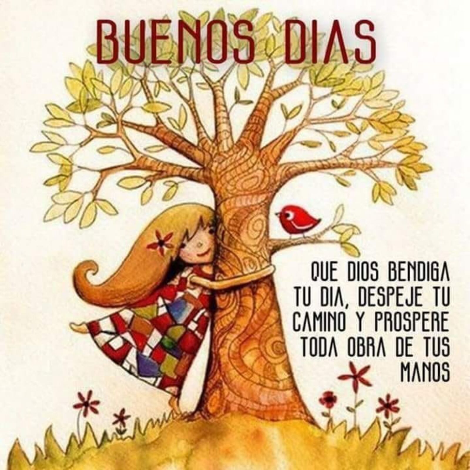 Buenos días que Dios bendiga tu día, despeje tu camino y prospere toda obra de tus manos