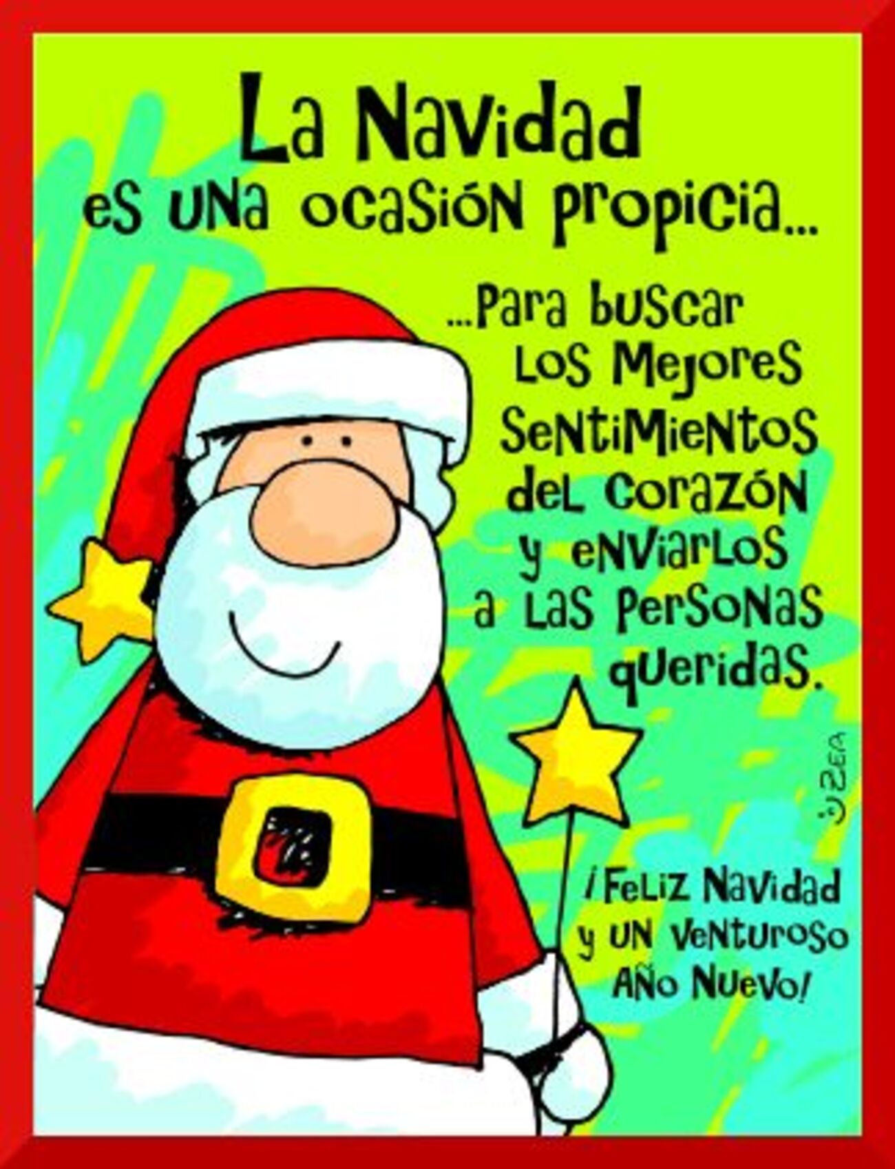 Feliz Navidad y un venturoso año nuevo!!