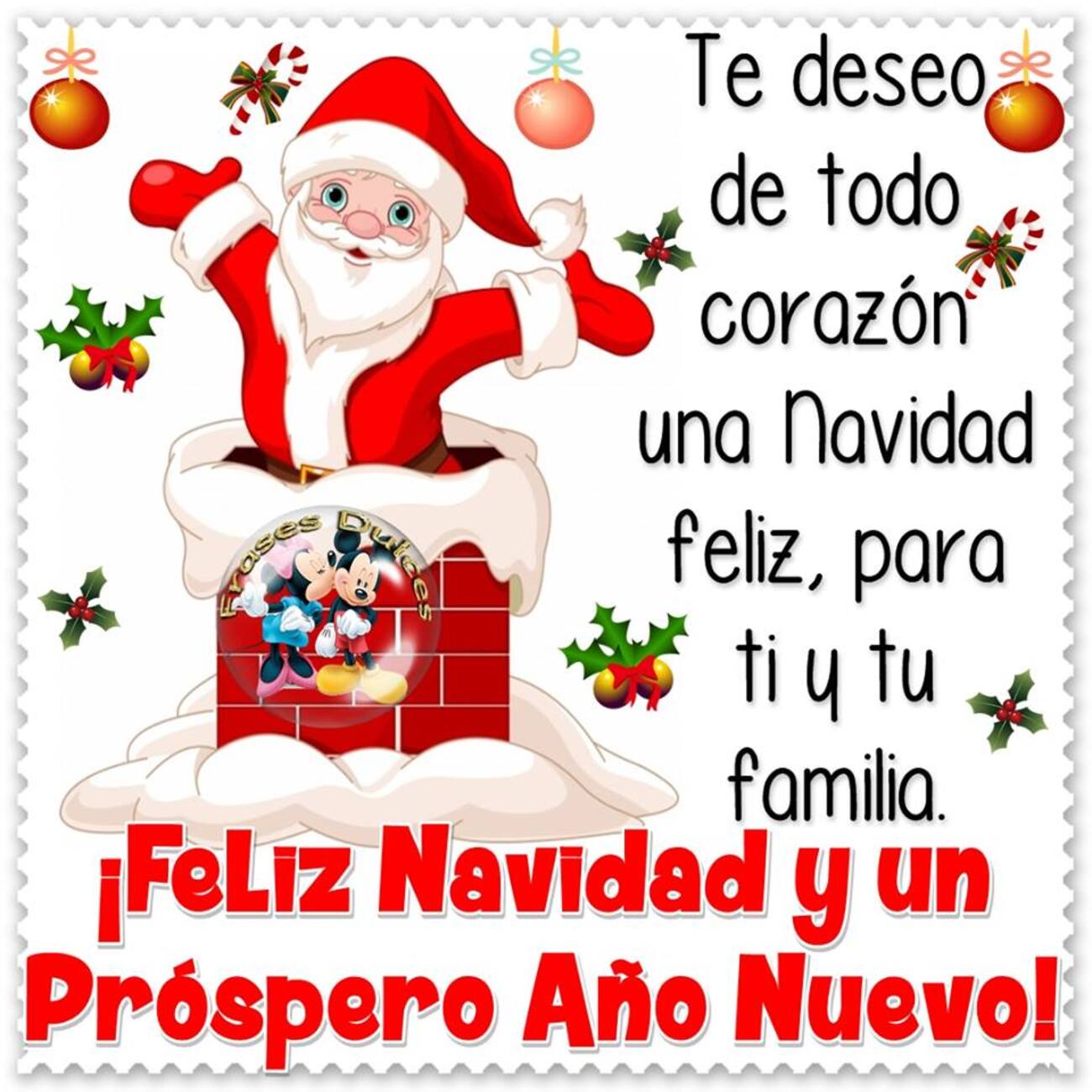 Te deseo de todo corazón una navidad feliz, para ti y tu familia. Feliz Navidad y un próspero año nuevo!