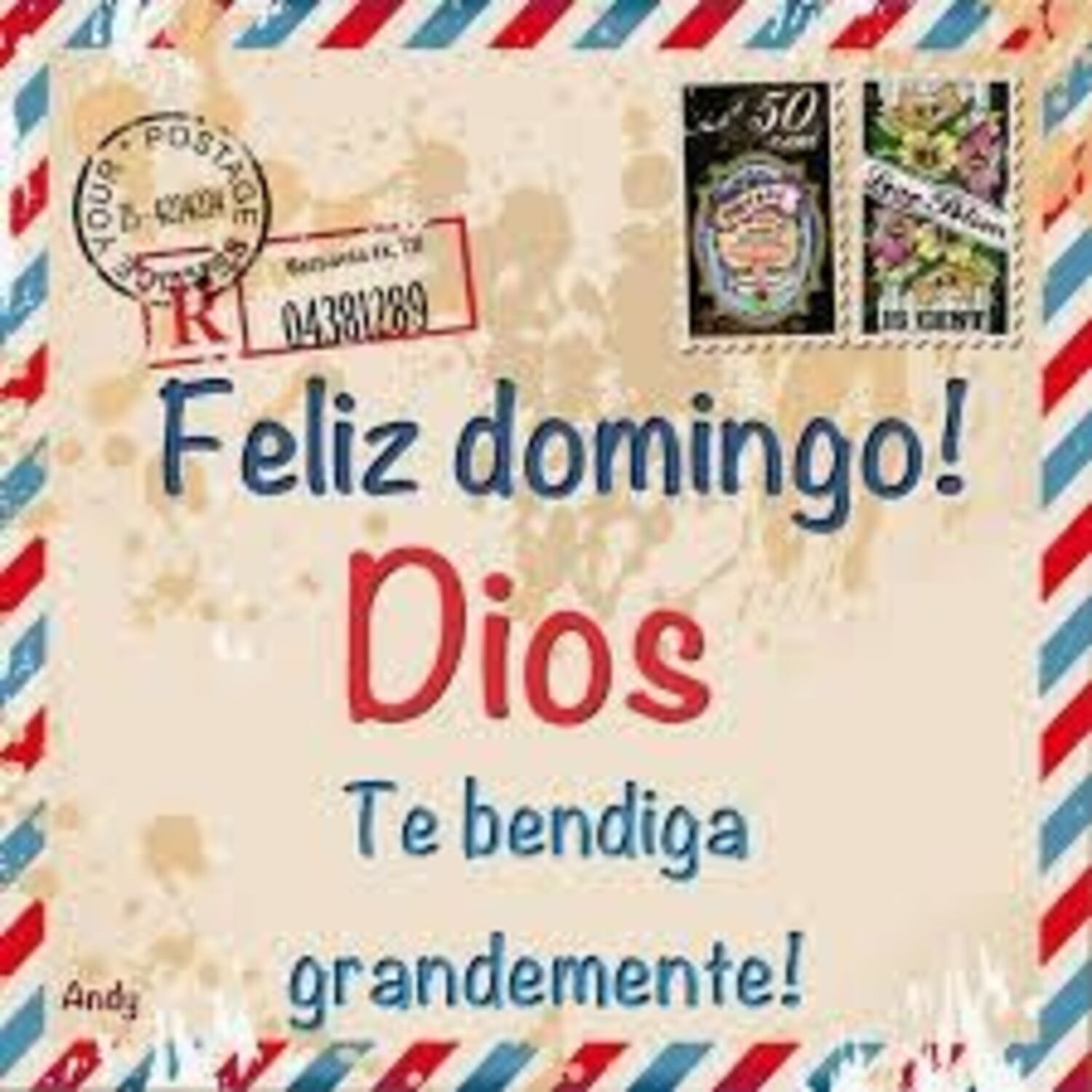 Feliz domingo! Dios te bendiga grandemente!