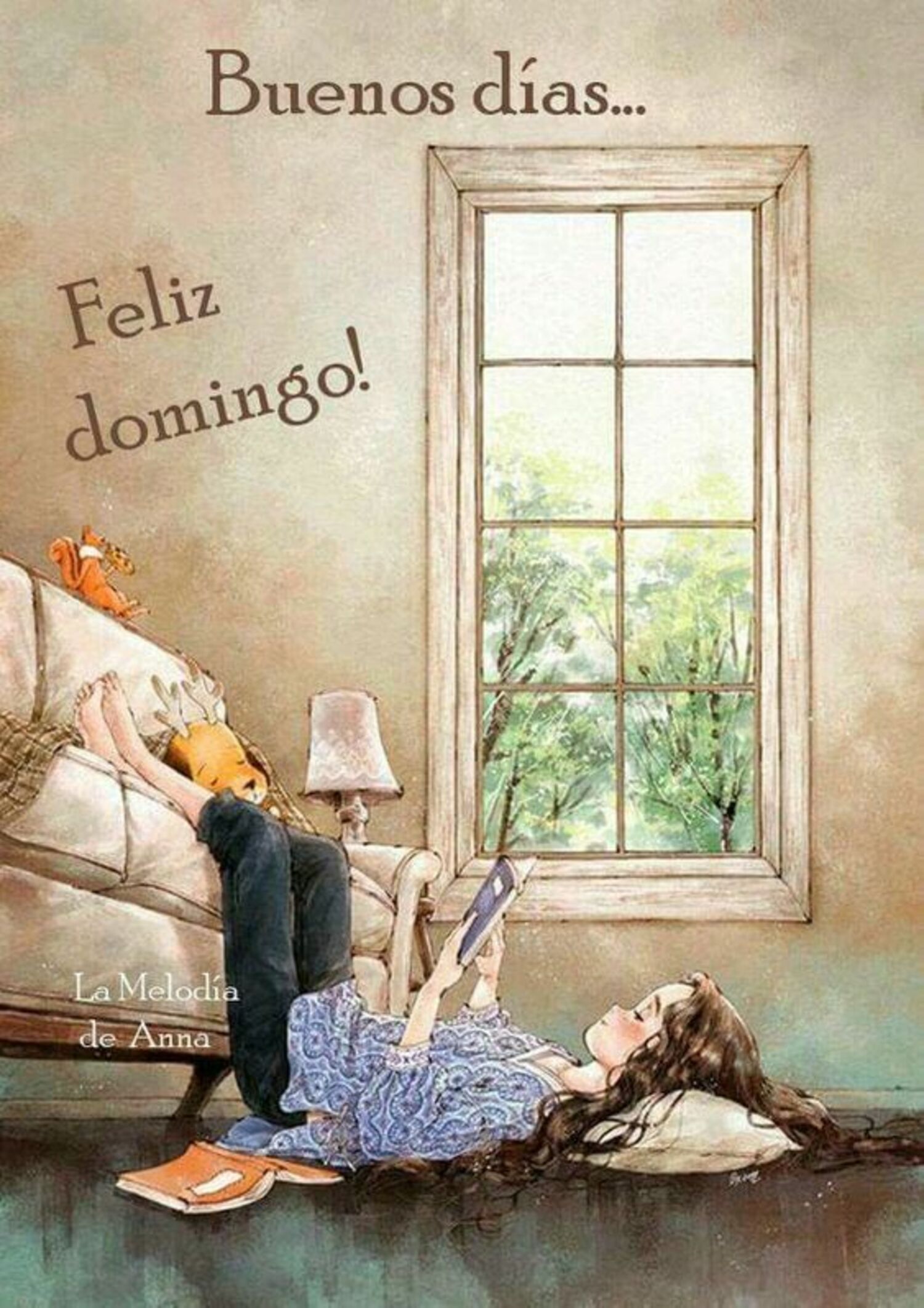 Buenos días feliz domingo