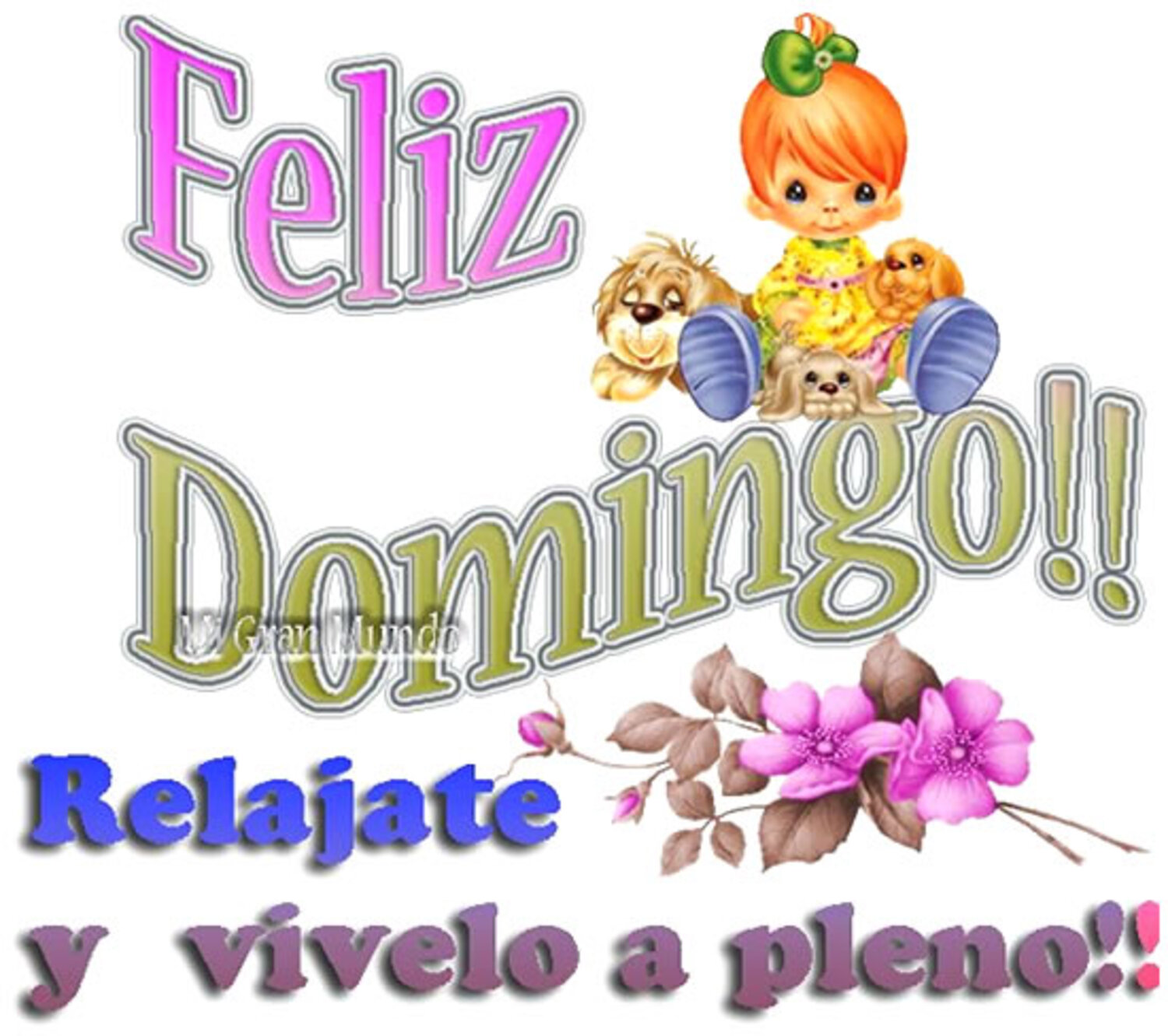 Feliz domingo!! Relajate y vivelo a pleno!!