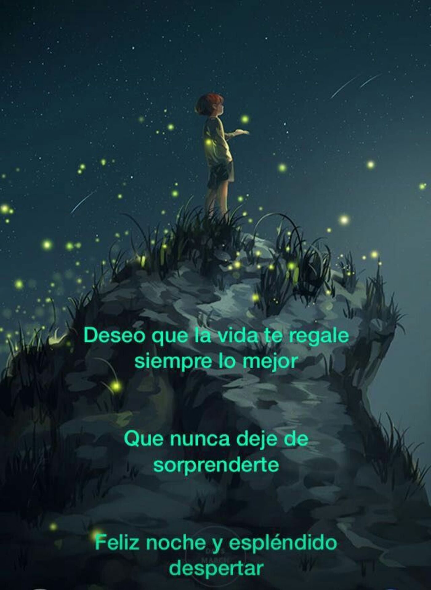 Deseo que la vida te regale siempre lo mejor que nunca deje de sorprenderte. Feliz noche y espléndido despertar