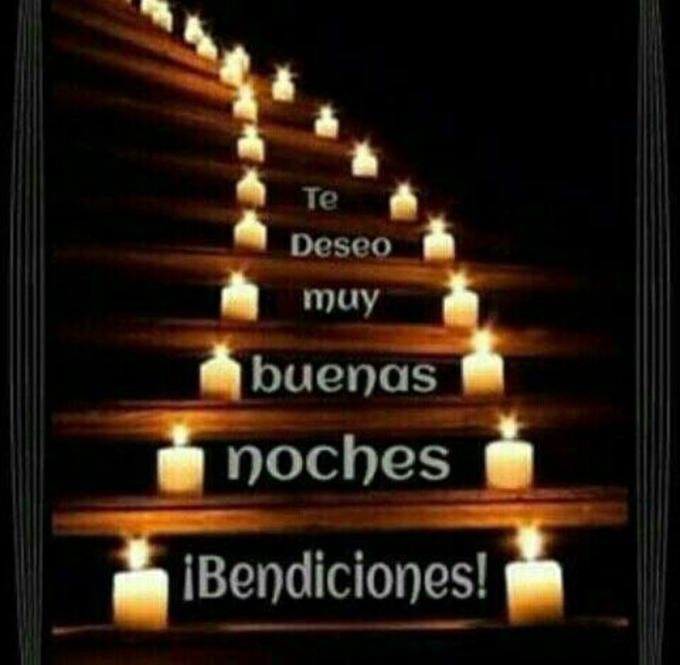 Te deseo muy buenas noches! Bendiciones!