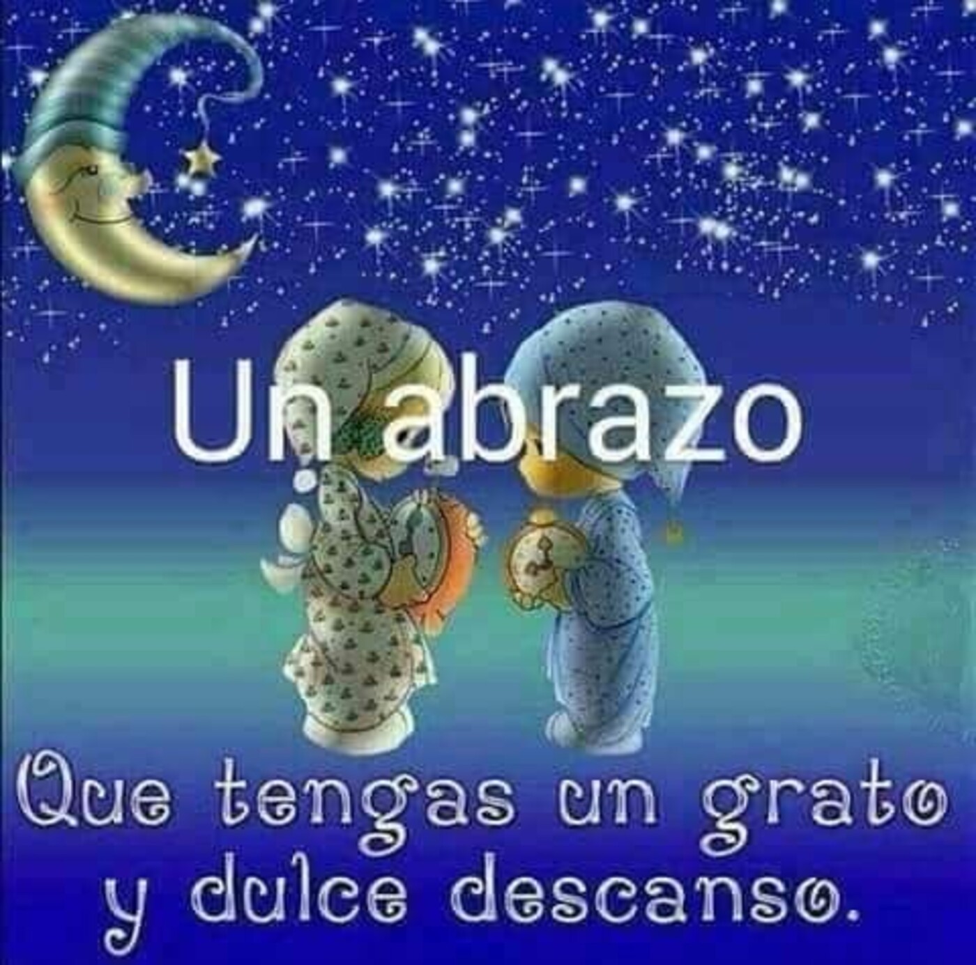 Un abrazo que tengas un grato y dulce descanso