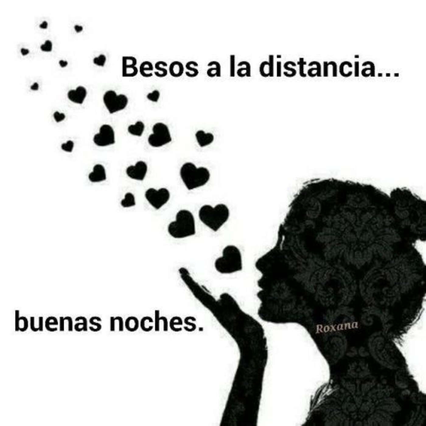 Besos a la distancia...buenas noches