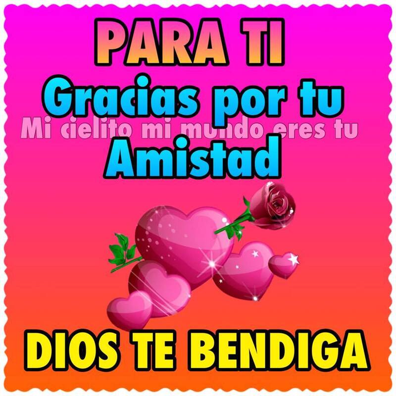 PARA TI ¡Gracias por tu amistad! DIOS TE BENDIGA