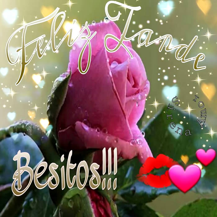 Feliz Tarde. Besitos !!