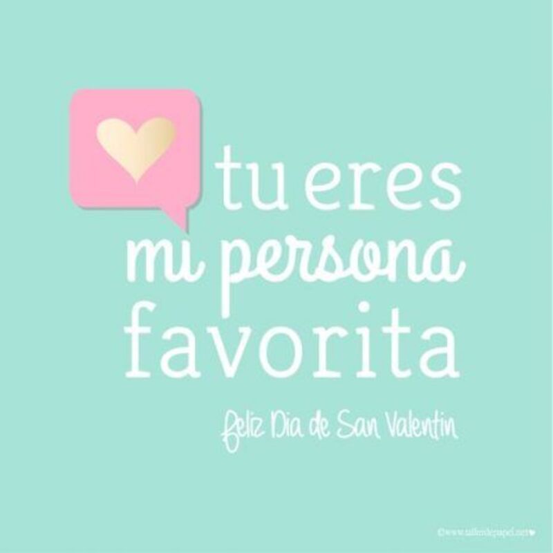 Tu eres mi persona favorita