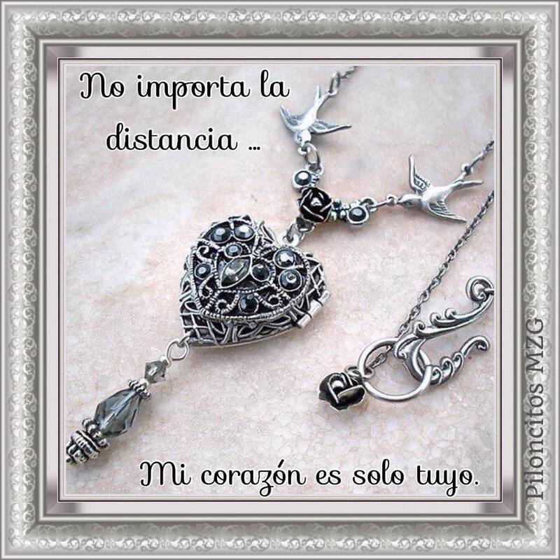 No importa la distancia, mi corazón es solo tuyo.