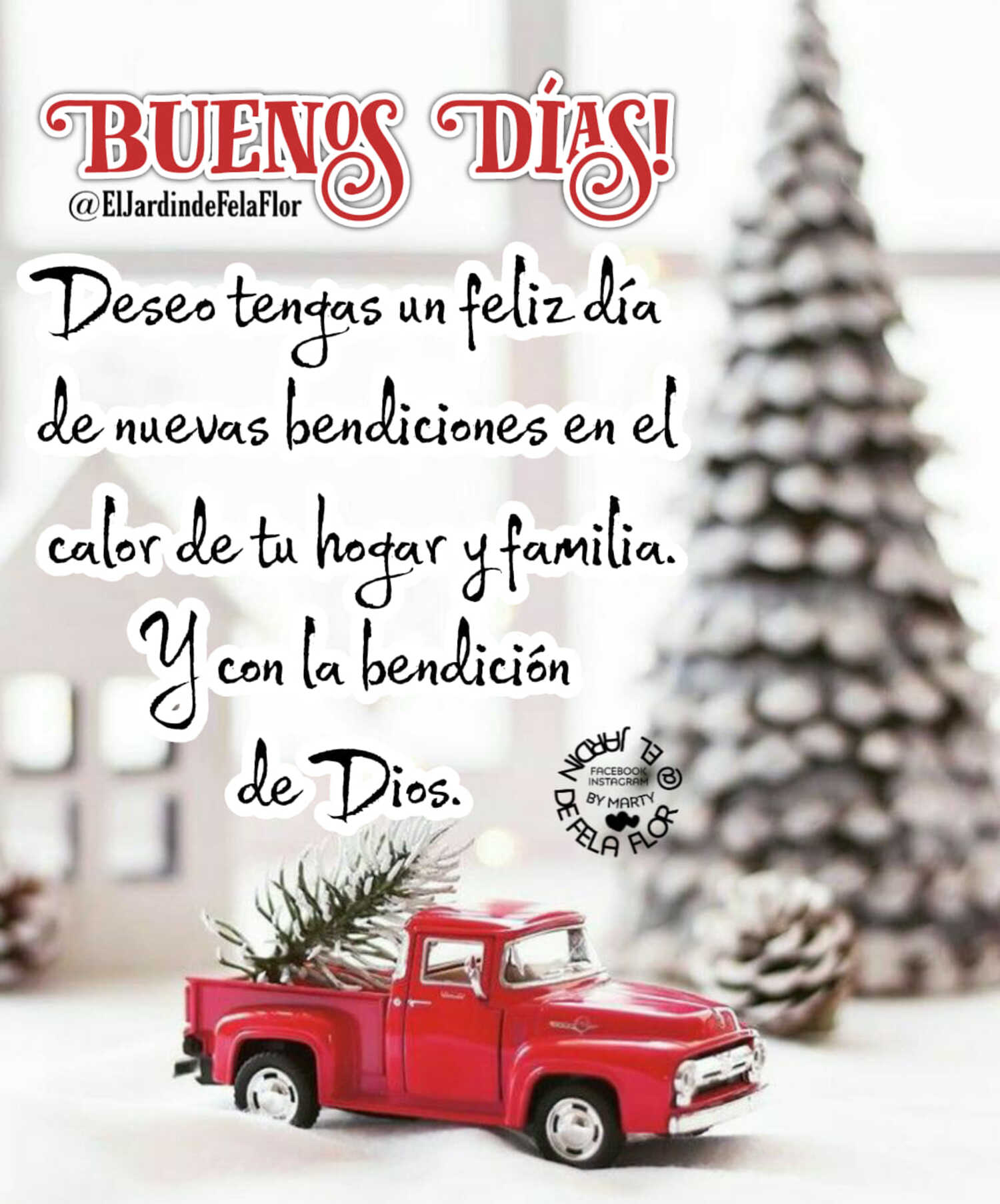25 Imagenes bonitas de Buenos Días Navidad